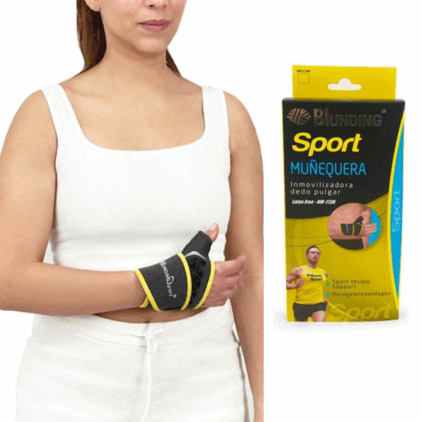 Muñequera inmovilizadora dedo pulgar sport